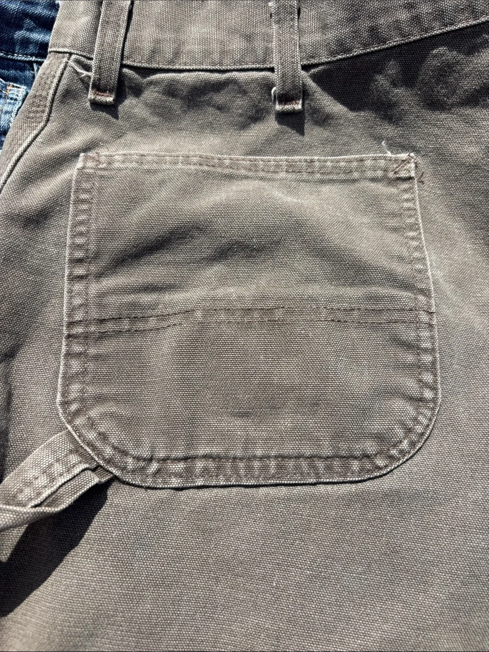 Vintage Y2K Carhartt B25 TMB Faded Brown Work Wear Men's Carpenter Shorts | 40